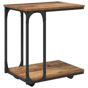 vidaXL Sidetabell Gammelt tre 50 x 35 x 55.5 cm Konstruert tre