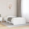 vidaXL Sengeramme hvit 90x200 cm konstruert tre