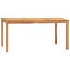 vidaXL Hagespisegruppe 5 deler heltre teak