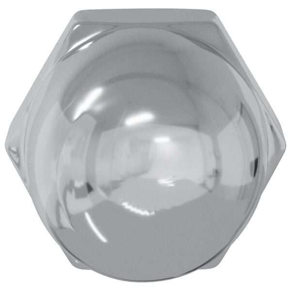 vidaXL N&oslash;tt 12 pcs s&oslash;lv M6 x 10 mm Jern