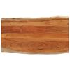 vidaXL Bordplate 100x60x2,5 cm rektangul&aelig;r heltre akasie naturlig kant