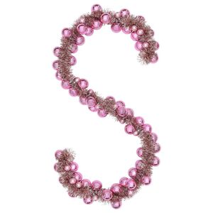 vidaXL Julekulenisse Rosa 186 cm Polystyren