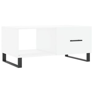 vidaXL Salongbord hvit 90x50x40 cm konstruert tre