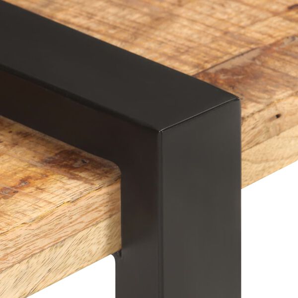 vidaXL TV-benk 160x40x40 cm grov heltre mango