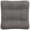 vidaXL Seteputer 4 pcs Lysegrå 40 x 40 cm Corduroy stoff