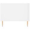 vidaXL Salongbord høyglans hvit 90x50x40 cm konstruert tre