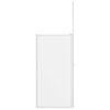 vidaXL Badskjerm Frostet 120 x 70 x 137 cm Aluminium