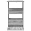 vidaXL Sidetabell Gr&aring; Sonoma 40 x 35 x 60,5 cm Konstruert tre