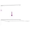 vidaXL Markise Hvit 4,5 × 3 m Polyester og metall