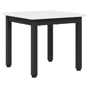 vidaXL Kaffebord Hvit 40 x 40 x 36 cm Massiv furu