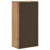 vidaXL Sideskap med skuffer ODDA 40x24x79 cm heltre furu