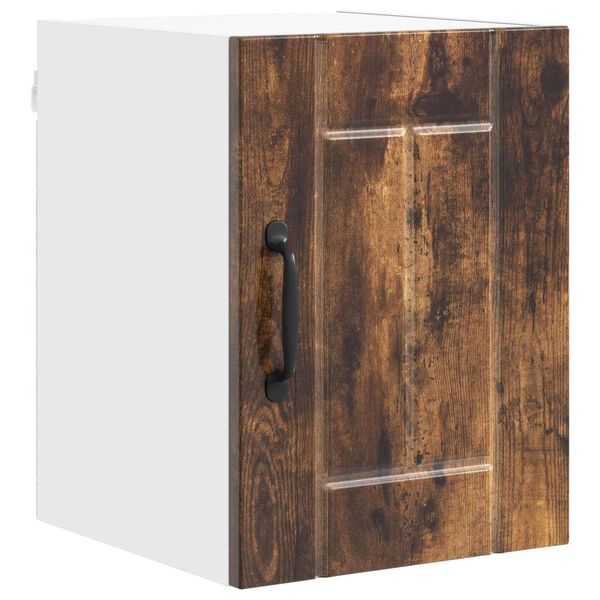 vidaXL Kj&oslash;kkenskap R&oslash;kt eik 30 x 31 x 40 cm Konstruert tre