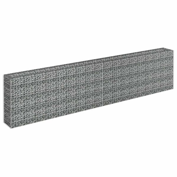 vidaXL Gabion høybed galvanisert stål 360x30x90 cm