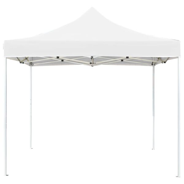 vidaXL Profesjonelt foldbart festtelt aluminium 2x2 m hvit
