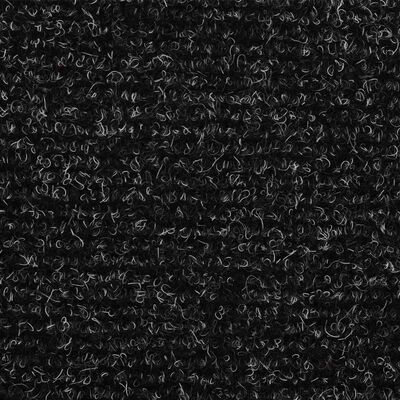 vidaXL Selvklebende trappematter 5 stk mørkegrå 56x17x3 cm nålestempel