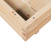 vidaXL Plantekasse 70x70x26,5 cm heltre furu
