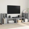 vidaXL TV-benker 2 stk betonggr&aring; 75x30x50 cm konstruert tre