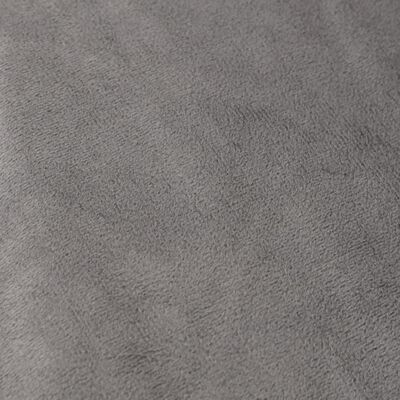 vidaXL Vektdyne med trekk grå 138x200 cm 10 kg stoff