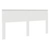 vidaXL Hodegavl Hvit 200 cm Konstruert tre