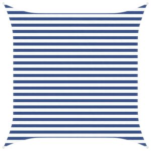vidaXL Solskygge seil Bl&aring; og hvit 3 x 3 m 100% polyester Oxford