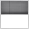 vidaXL Plissert insektskjerm for vindu aluminium 120x120 cm