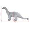 vidaXL St&aring;ende lekedinosaur brachiosaurus gr&aring; XXL