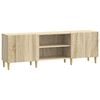 vidaXL TV-skap Sonoma eik 150 x 31 x 50 cm Konstruert tre