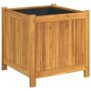 vidaXL Plantekasse med foring 50x50x50 cm helte akasie