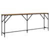 vidaXL Konsollbord Gamle tre 200 x 29 x 75 cm Ingeni&oslash;rtre og metall