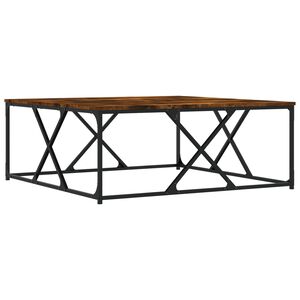 vidaXL Salongbord r&oslash;kt eik 100x100x40 cm konstruert tre