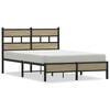 vidaXL Sengeramme uten madrass sonoma eik 120x190 cm konstruert tre