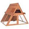 vidaXL Kaninbur 152x127x109,5 cm heltre gran