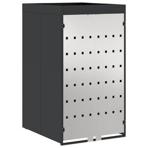 vidaXL Oppbevaring av hjulbeholder med plantertak for 240L beholder