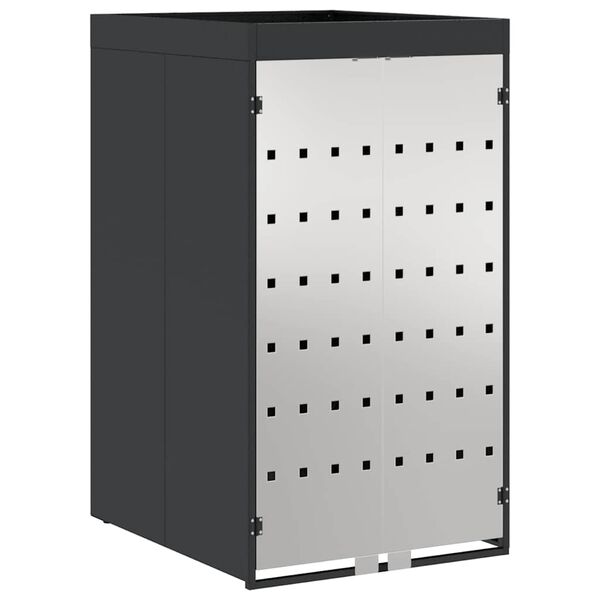 vidaXL Oppbevaring av hjulbeholder med plantertak for 240L beholder