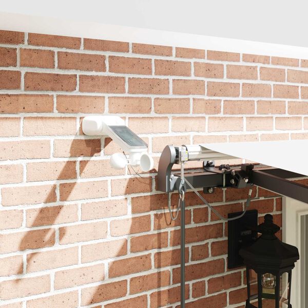 vidaXL Markiseduk med Hvit 400 &times; 350 cm Polyester