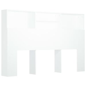 vidaXL Sengegavlskap hvit 160x19x103,5 cm