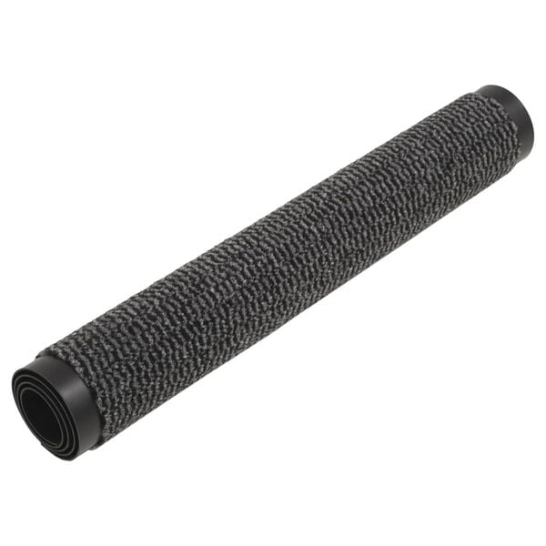 vidaXL Tuftet dørmatte 60x150 cm antrasitt