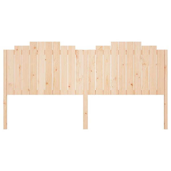 vidaXL Sengegavl 206x4x110 cm heltre furu