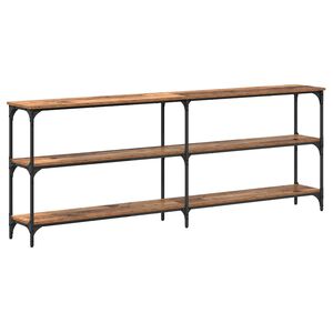 vidaXL Konsollbord Gamle tre 200 x 29 x 75 cm Ingeni&oslash;rtre og metall