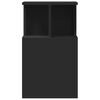 vidaXL Sidebord svart 35x35x60 cm konstruert tre