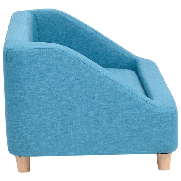 vidaXL Hundesofa turkis 85x50x39 cm lin