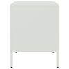 vidaXL Nattbord 2 stk hvit 36x39x50,5 cm st&aring;l