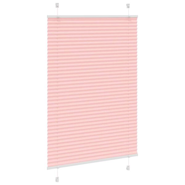 vidaXL pliss&eacute;gardin Rosa 90x150 cm Stoff Bredde 89,4 cm Polyester