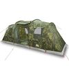 vidaXL Tunneltelt for camping 4 personer kamuflasje vanntett
