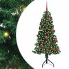 vidaXL Hj&oslash;rne Kunstig Jul Tre med 150 LED gr&oslash;nn 150 cm PVC og metall