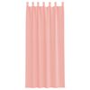 vidaXL Voilegardiner med hemper 2 stk rosa 140x225 cm