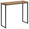 vidaXL Konsollbord gjenvunnet heltre teak 90x30x76 cm