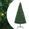 vidaXL Juletre med dekorative strenglys gr&oslash;nn 400 cm PVC