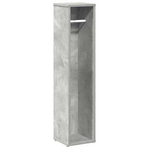 vidaXL Baderomsskap med rulleholder betonggr&aring; 20,5x20x90 cm