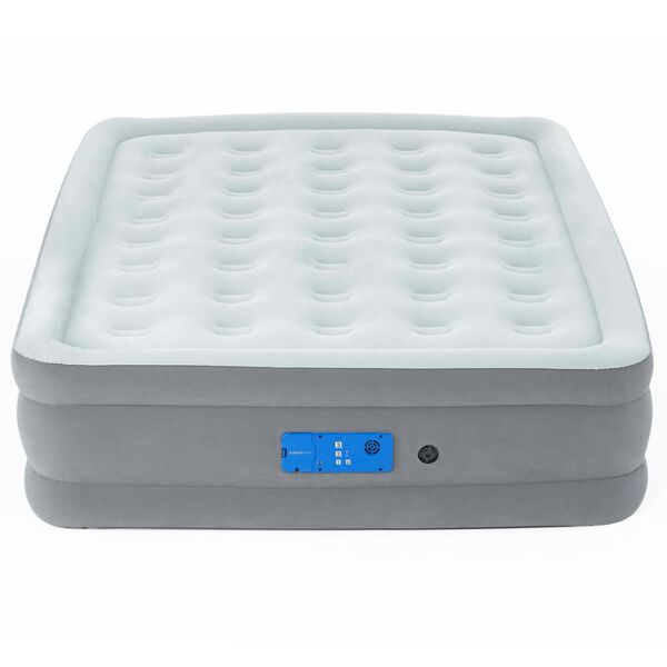 Bestway Luftmadrass AlwayzAire 2 personer 203x152x46 cm grå
